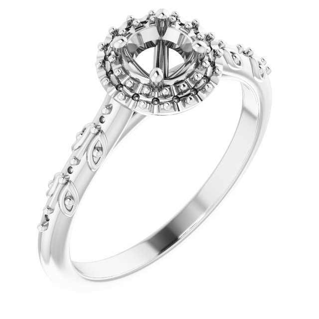 Halo-Style Engagement Ring