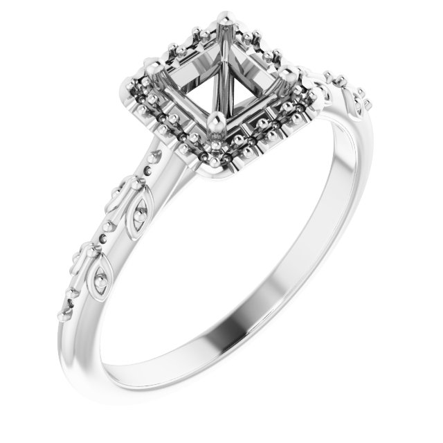 Halo-Style Engagement Ring