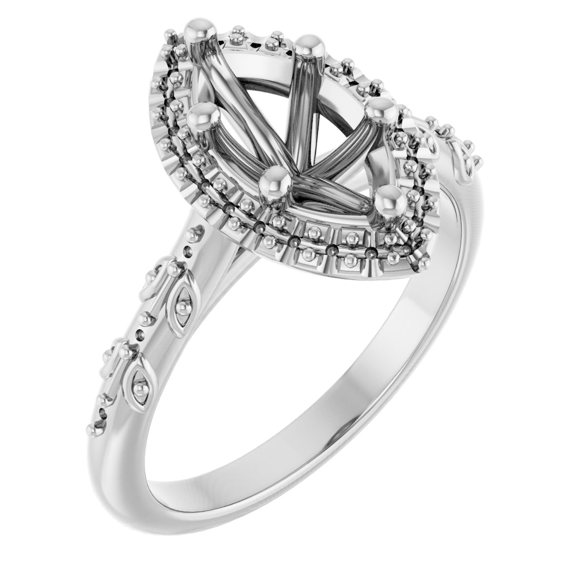 Halo-Style Engagement Ring