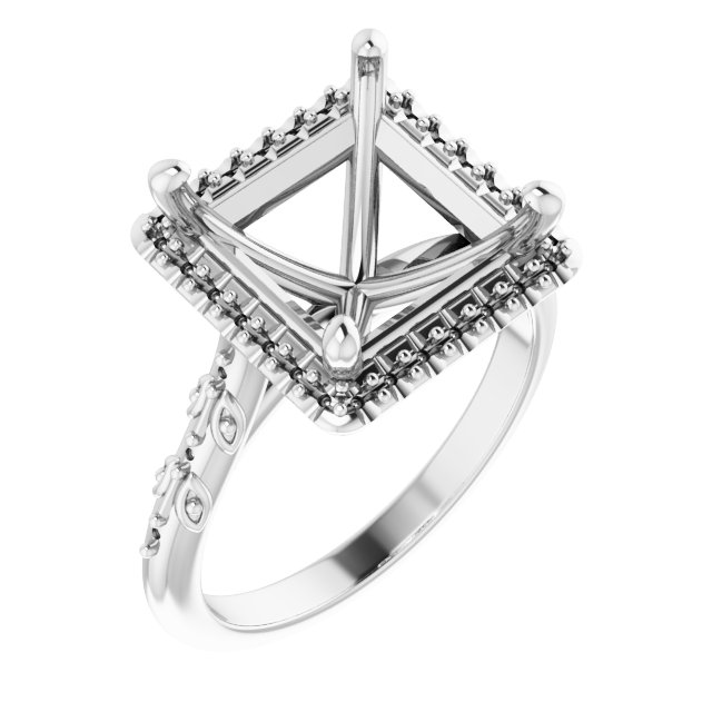 Halo-Style Engagement Ring