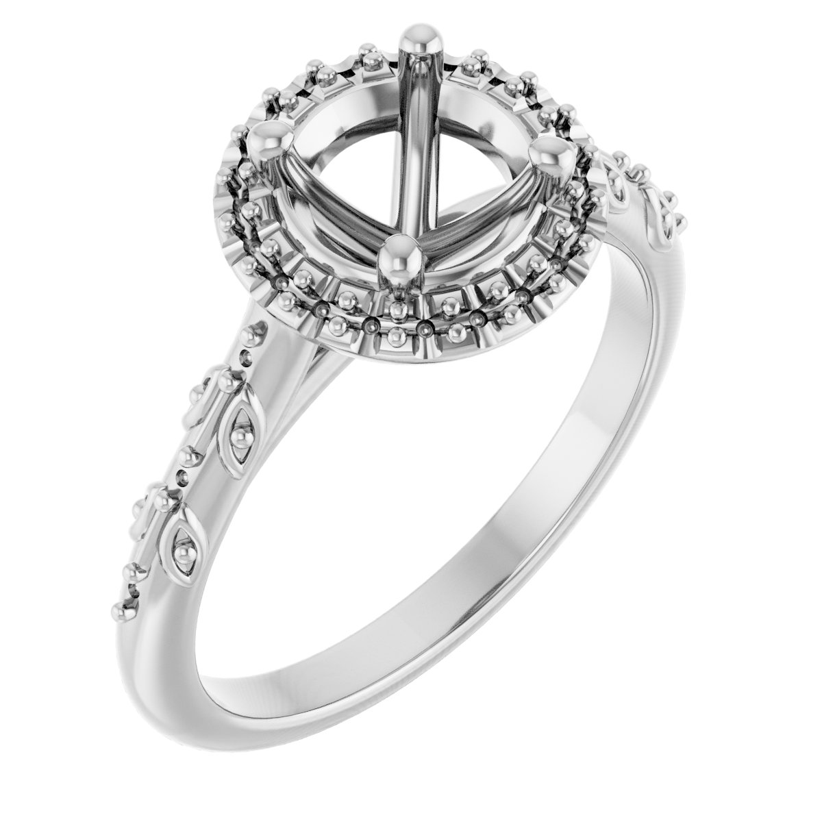 Halo-Style Engagement Ring