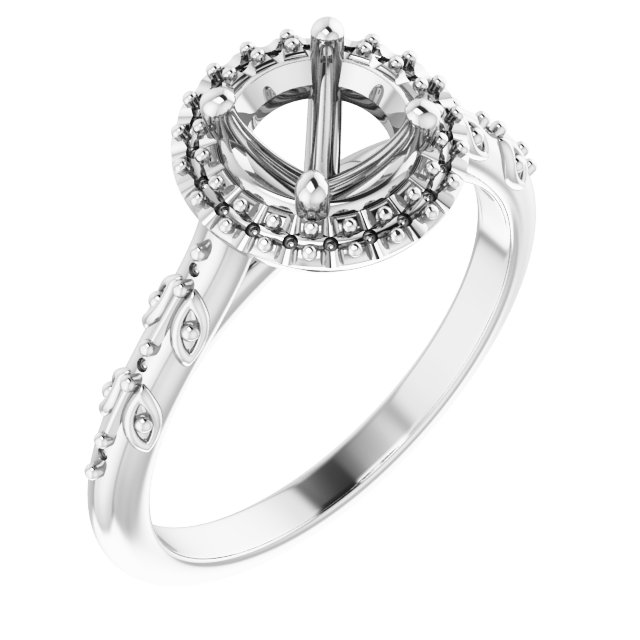 Halo-Style Engagement Ring
