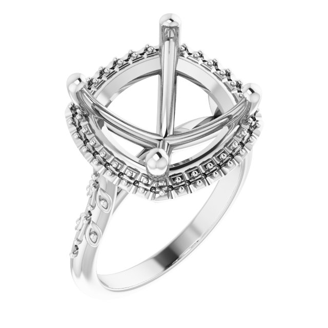 Halo-Style Engagement Ring