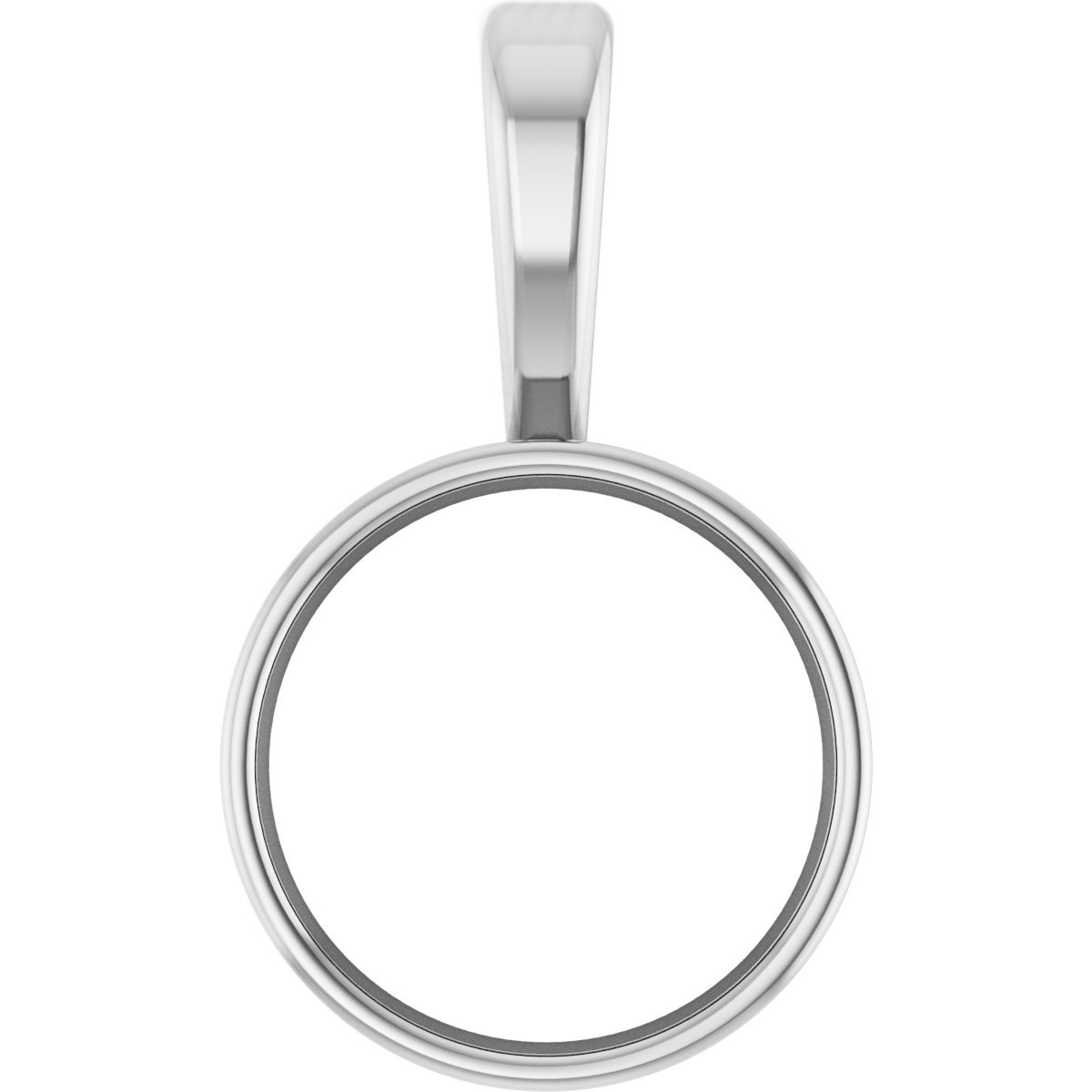 Bezel-Set Solitaire Necklace or Pendant