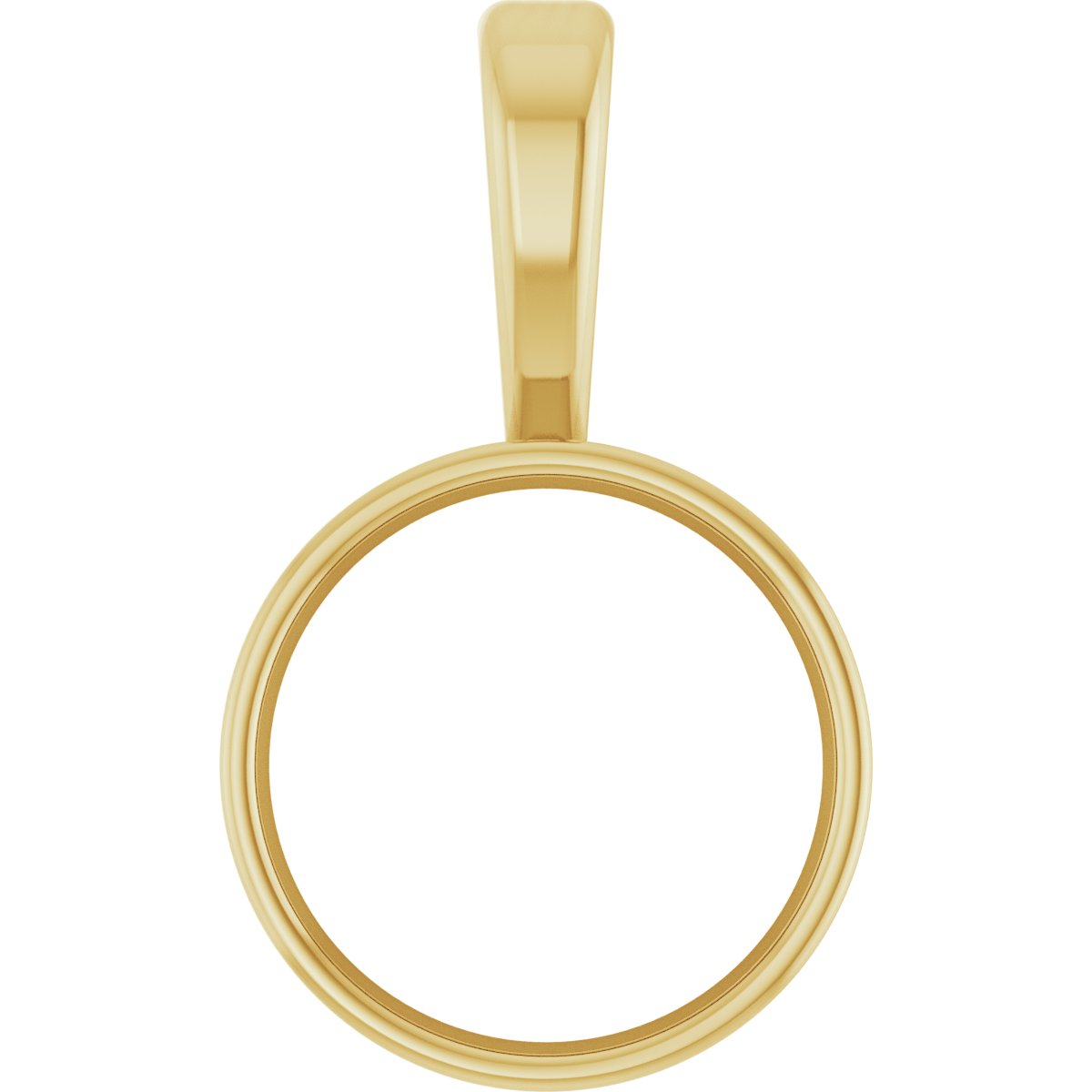 Bezel-Set Solitaire Necklace or Pendant