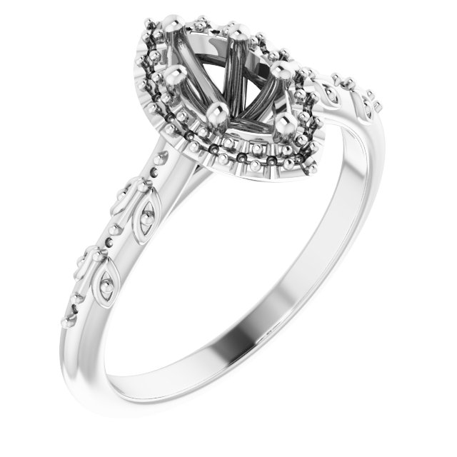 Halo-Style Engagement Ring