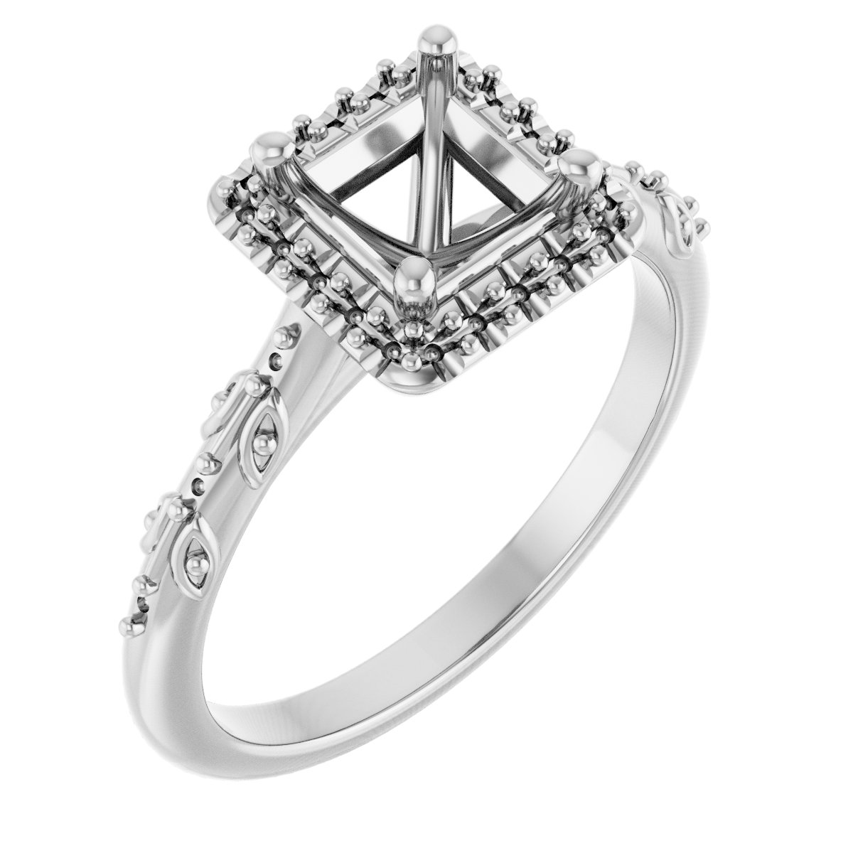 Halo-Style Engagement Ring