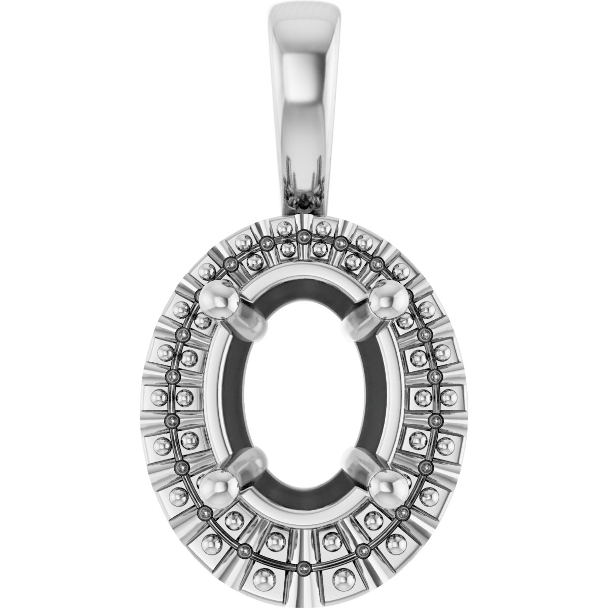 Halo-Style Pendant