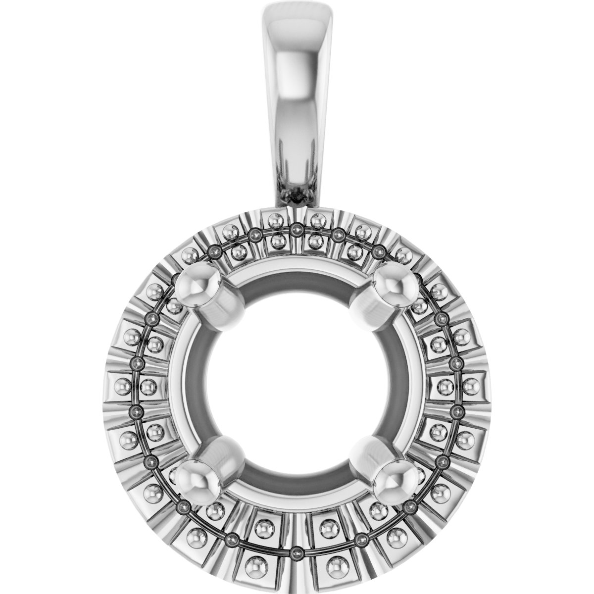 Halo-Style Pendant
