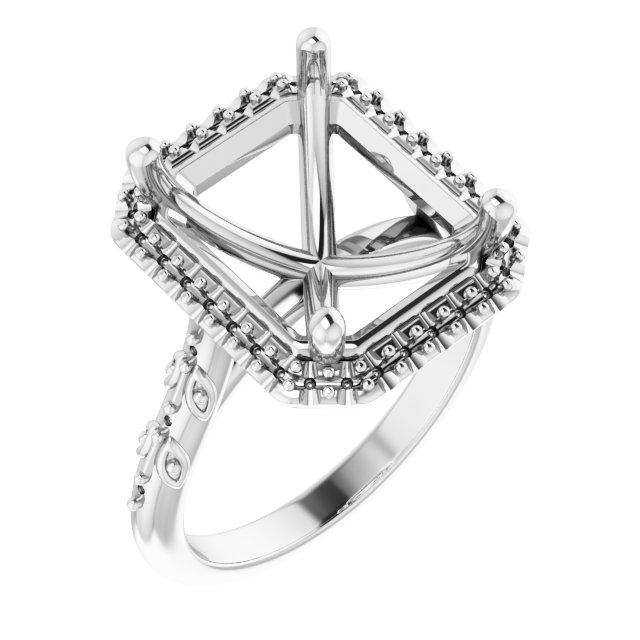Halo-Style Engagement Ring