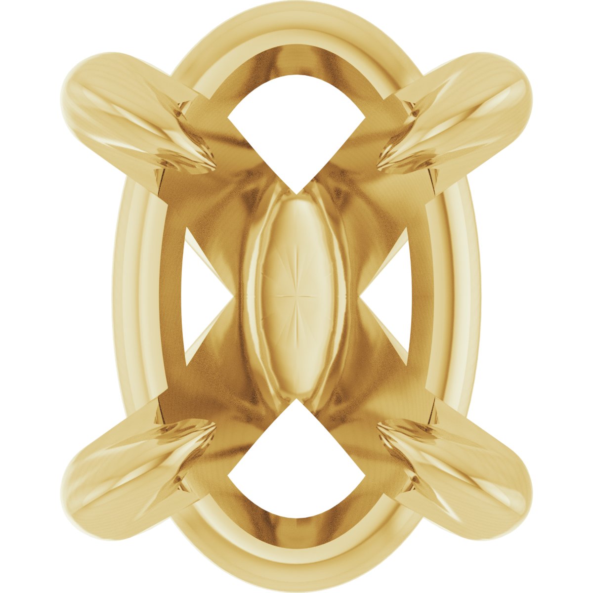 4-Prong Pre-Notched Claw Shank Setting