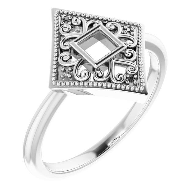 14k White Gold