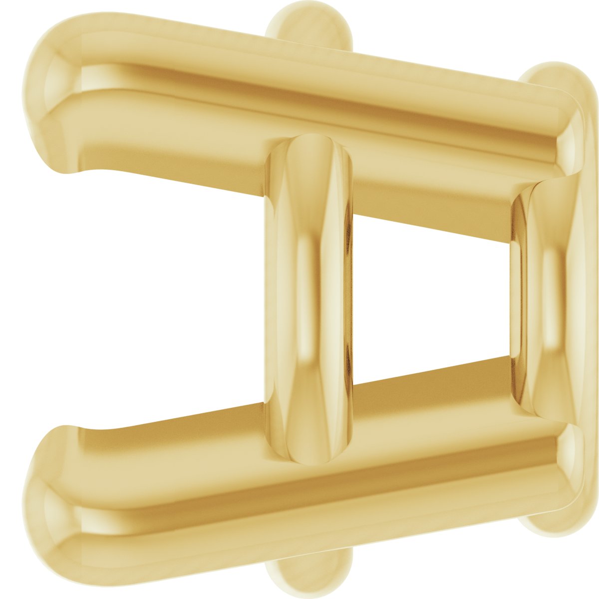 Round 4-Prong Earring Setting