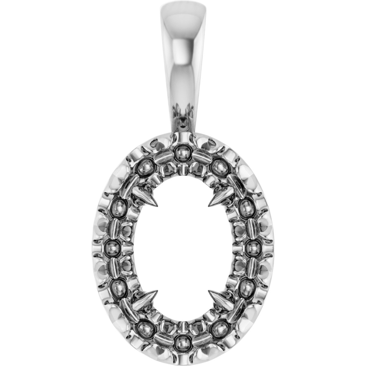 Halo-Style Necklace or Pendant