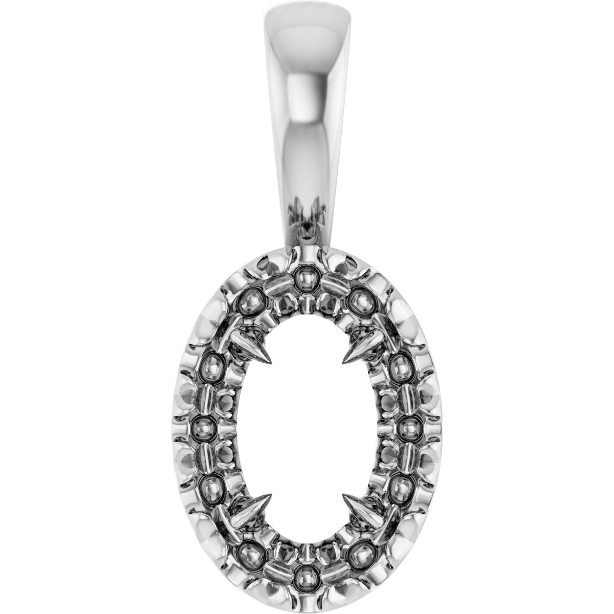 Halo-Style Necklace or Pendant