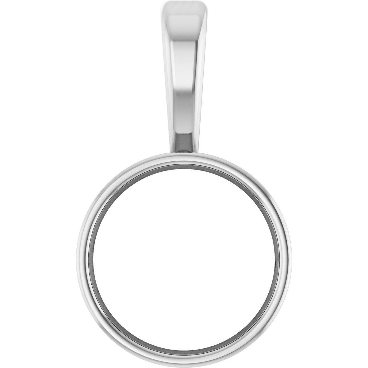 Bezel-Set Solitaire Necklace or Pendant