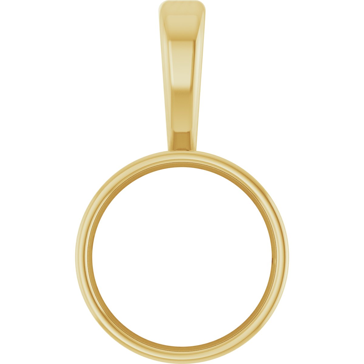 Bezel-Set Solitaire Necklace or Pendant