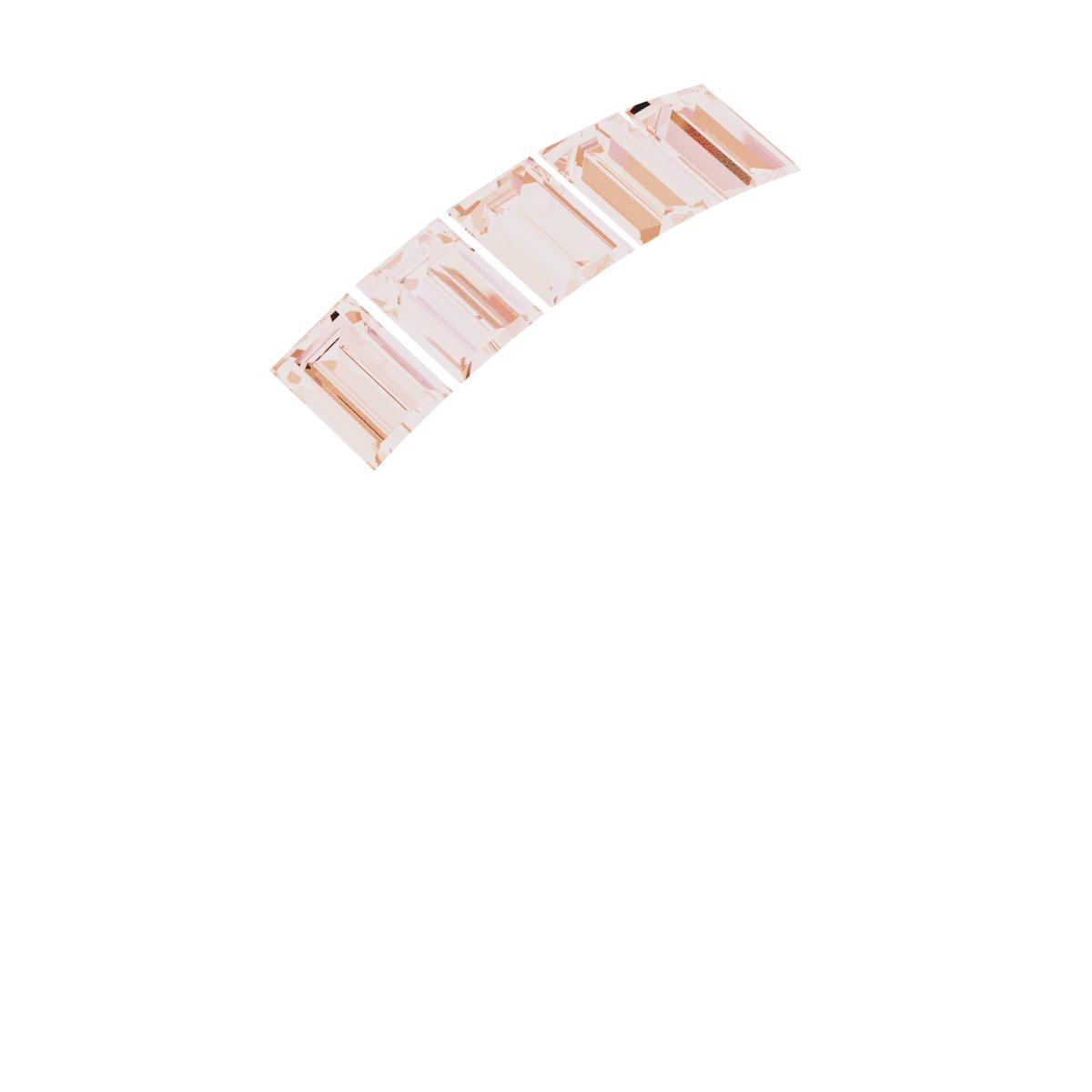 1/2 CTW Natural Diamond Five-Stone Anniversary Band – 14K Rose Gold
