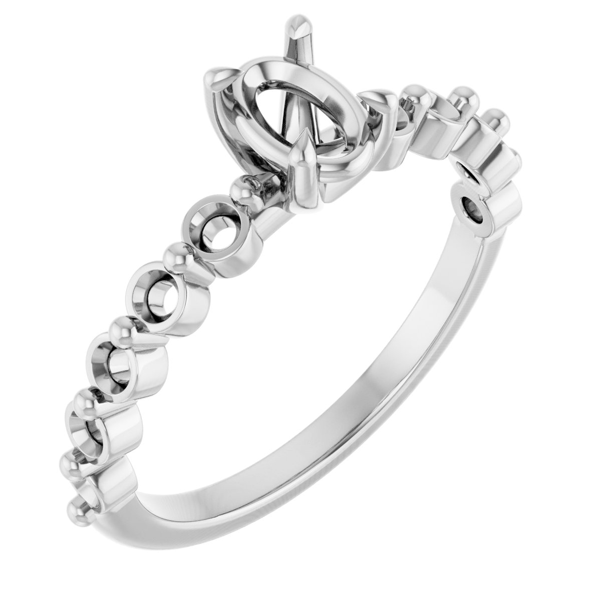 Accented Engagement Ring