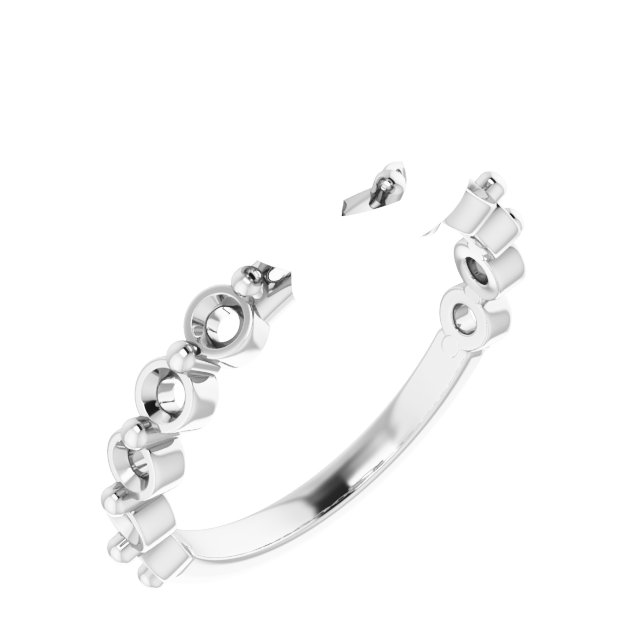 Accented Engagement Ring