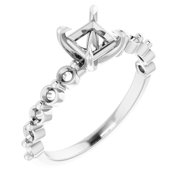 Accented Engagement Ring