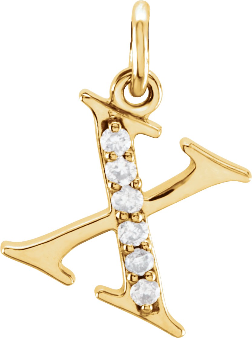 Initial Necklace or Pendant