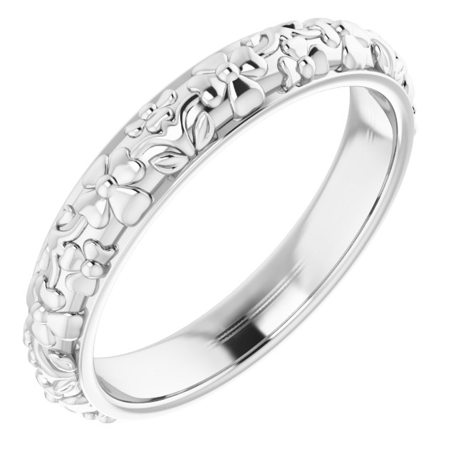 Floral Half Round Band