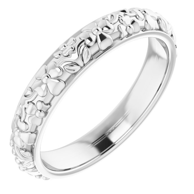 Floral Half Round Band