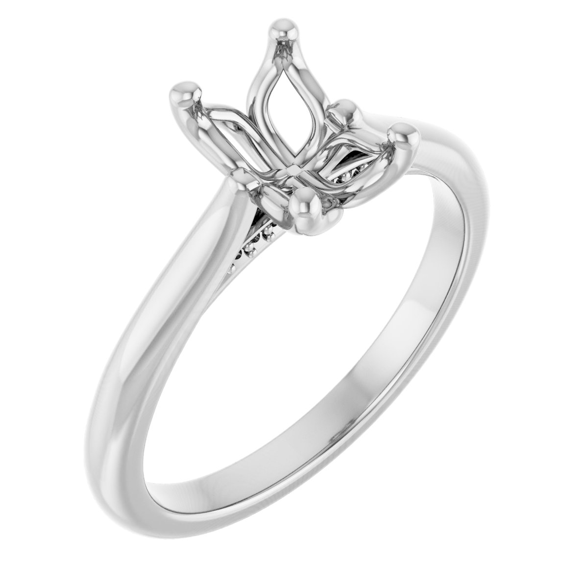 Accented Engagement Ring