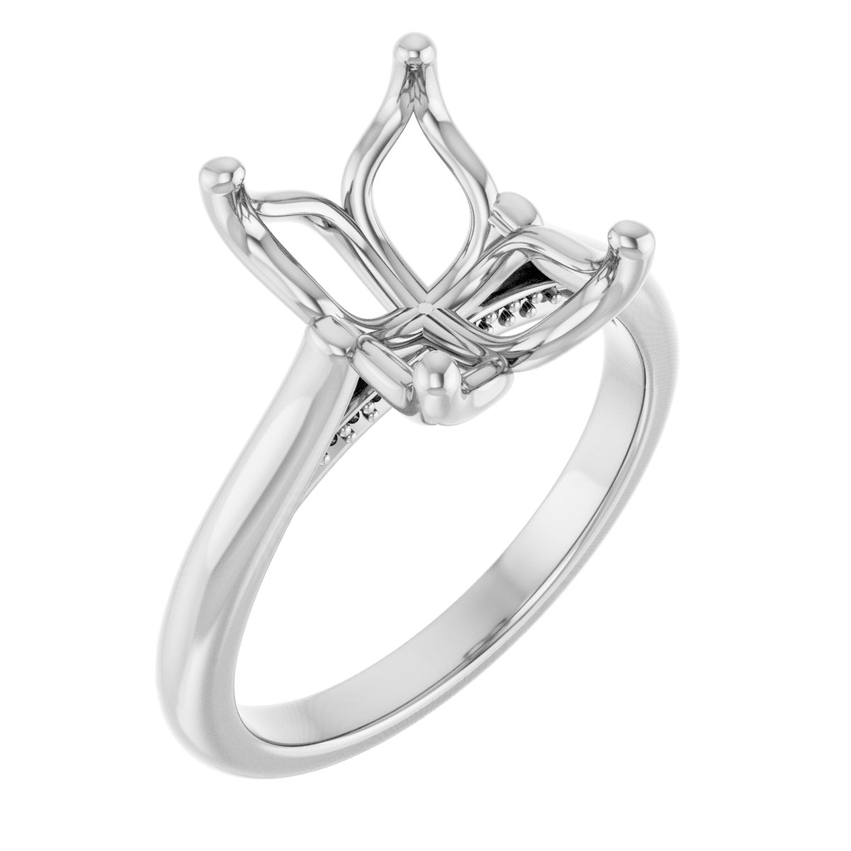 Accented Engagement Ring