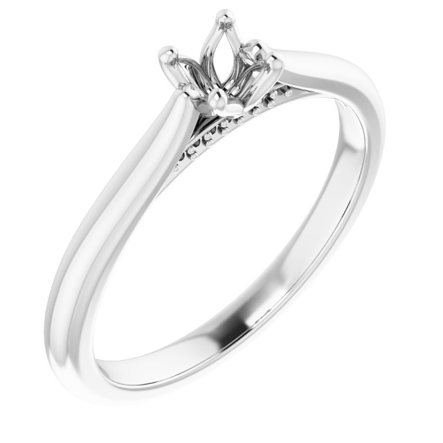 Accented Engagement Ring