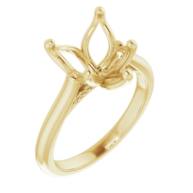 Accented Engagement Ring