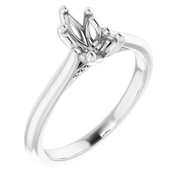 Accented Engagement Ring