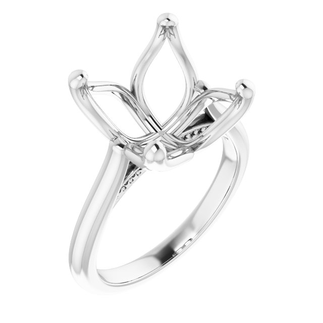 Accented Engagement Ring