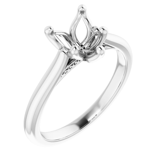 Accented Engagement Ring