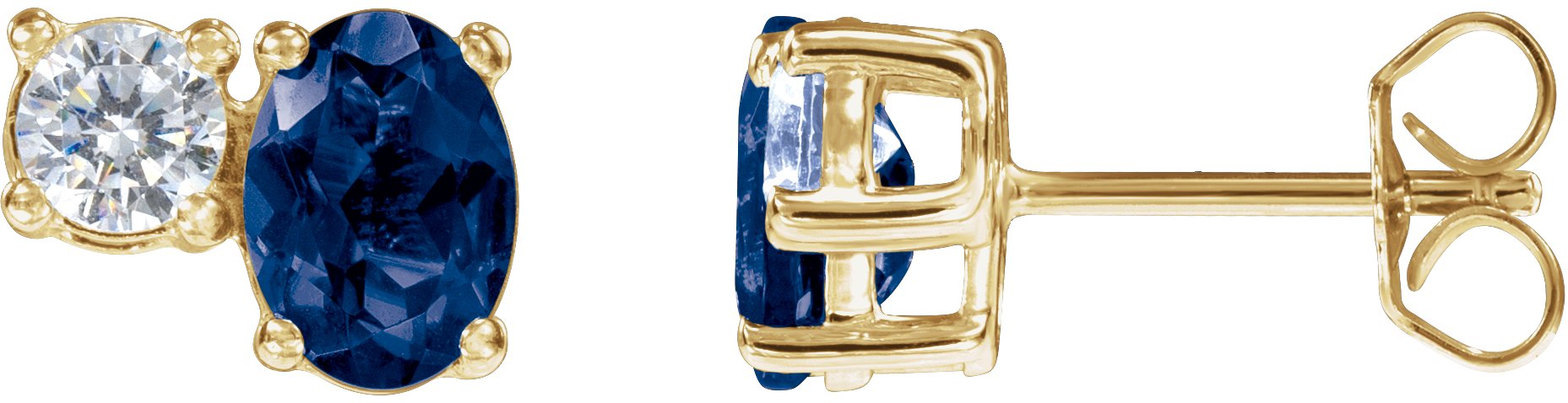 Accented Stud Earrings