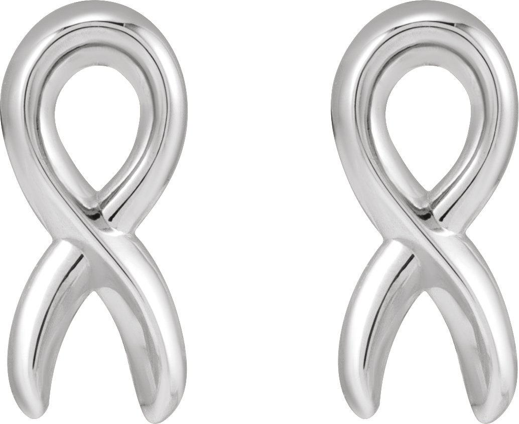 Alternative view of Survivor Ribbon Earrings