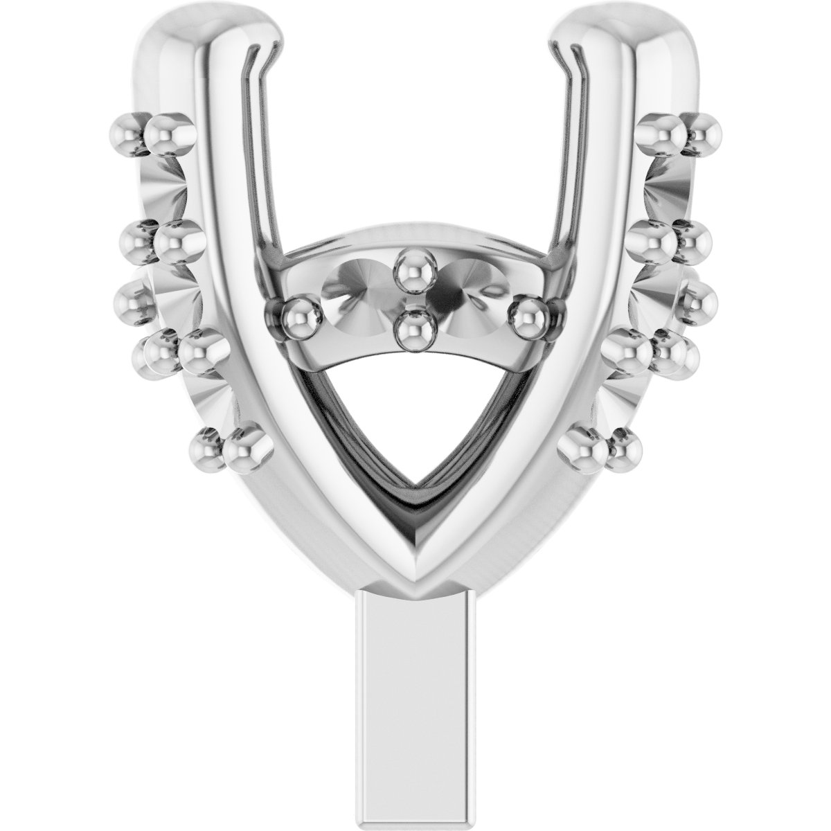 Hidden Halo-Style Peg Setting