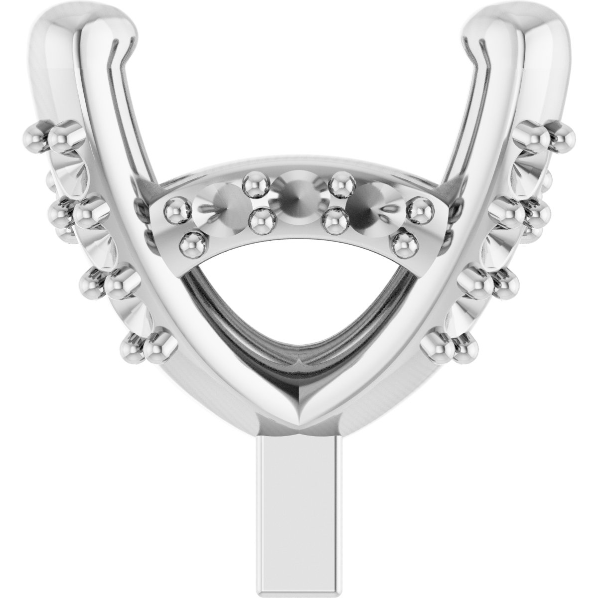Hidden Halo-Style Peg Setting