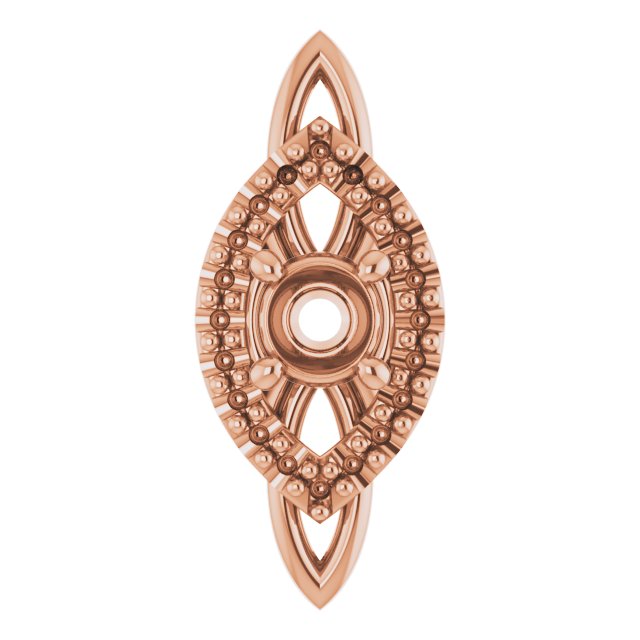 Sculptural Halo-Style Pendant