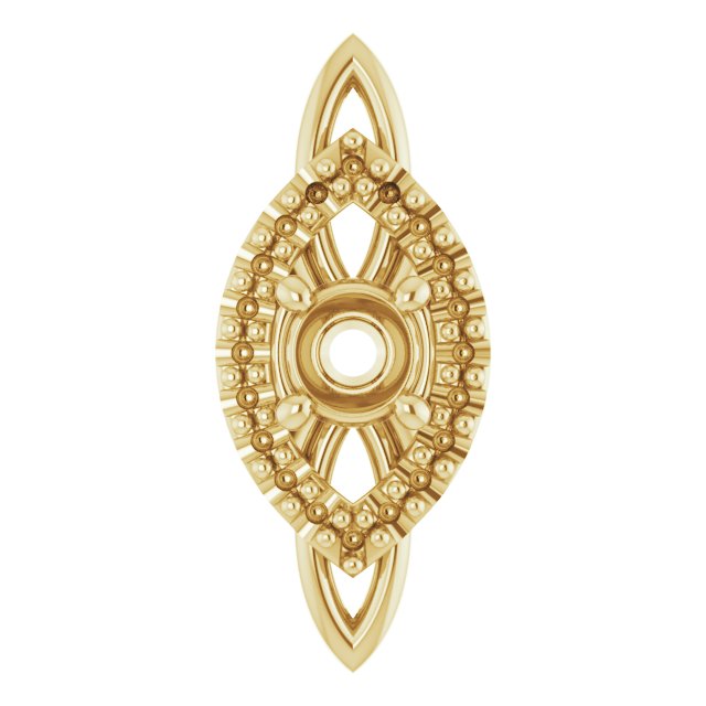 Sculptural Halo-Style Pendant