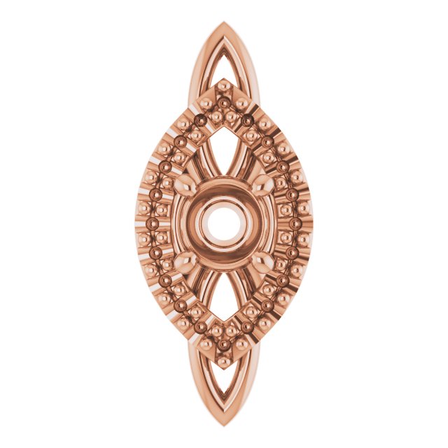 Sculptural Halo-Style Pendant