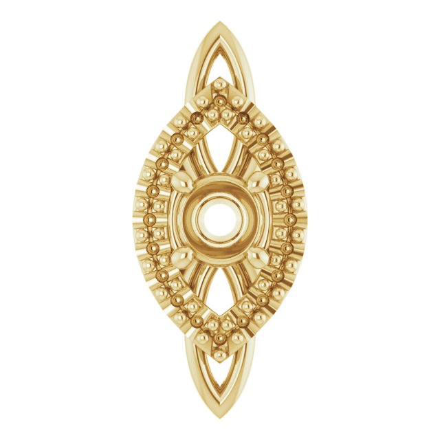 Sculptural Halo-Style Pendant
