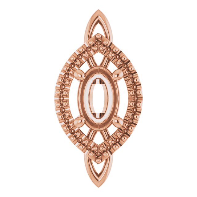 Sculptural Halo-Style Pendant