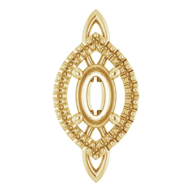 Sculptural Halo-Style Pendant
