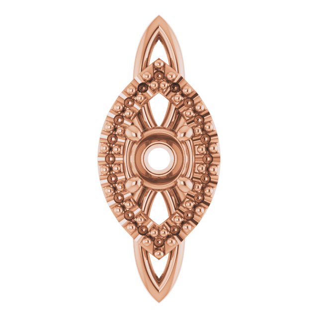 Sculptural Halo-Style Pendant