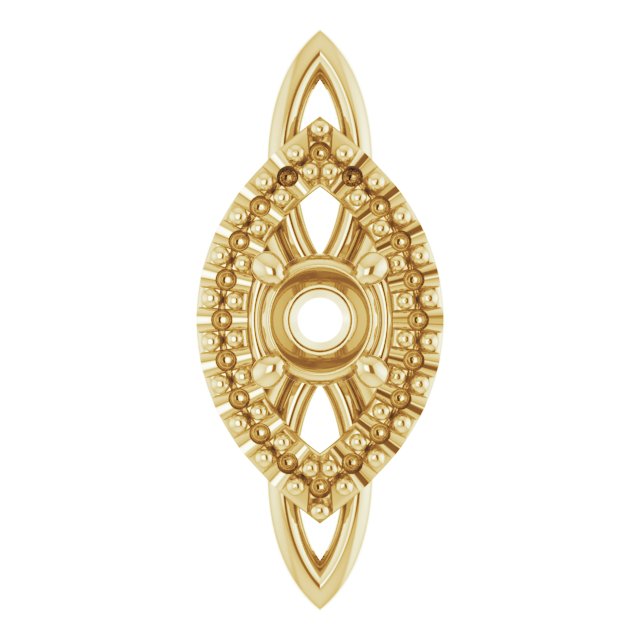 Sculptural Halo-Style Pendant