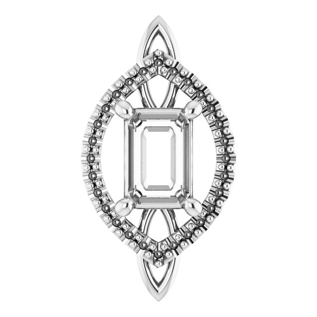Sculptural Halo-Style Pendant