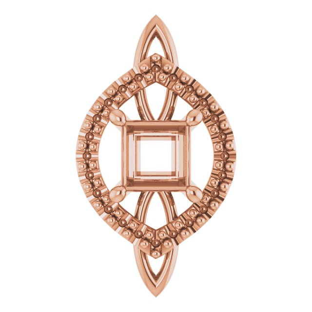 Sculptural Halo-Style Pendant