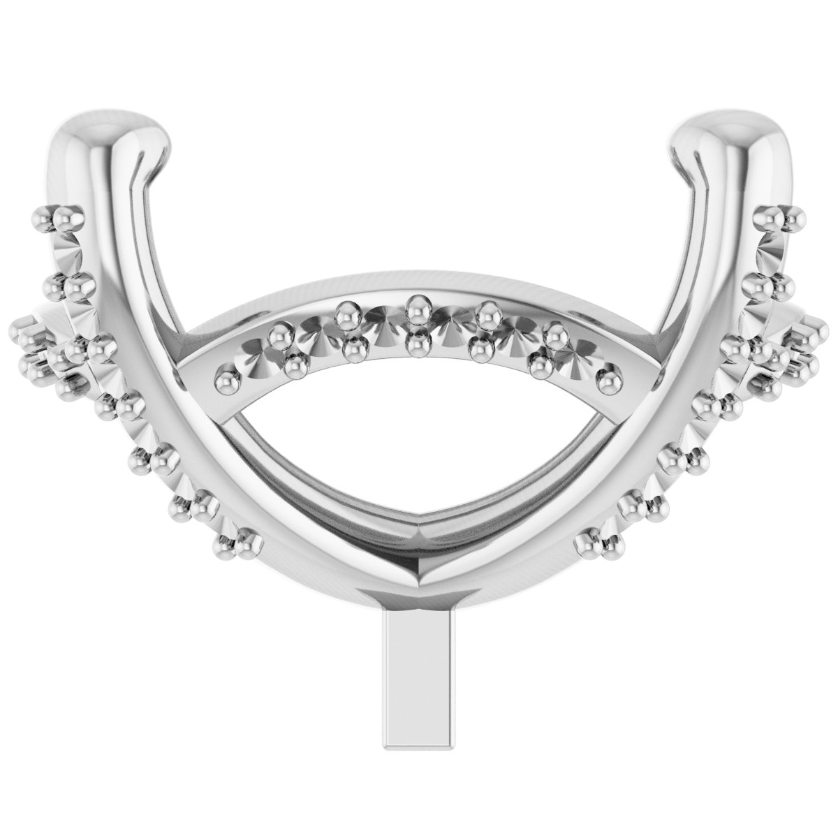 Hidden Halo-Style Peg Setting